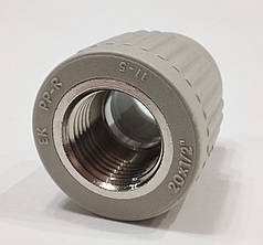 Муфта поліпропіленова PP-R 20х1/2" внутрішня WAVIN EKOPLASTIK МРВ