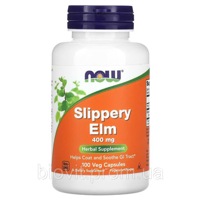 Слизький в'яз (Slippery Elm) 400 мг