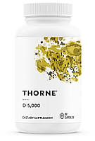 Витамин Д3 Thorne, Vitamin D3, 5000 IU, 60 капсул