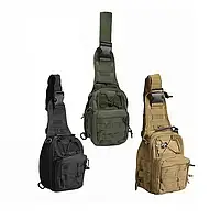 Тактична сумка через плече листоноштин, рюкзак тактичний однолямковий ЗСУ xlmls 2