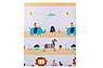 Дитячій килимок-пазл 60х60х1.5 см Веселка/Дороги (6 пазлів), фото 2