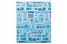 Дитячій килимок-пазл 60х60х1.5 см Веселка/Дороги (6 пазлів), фото 3