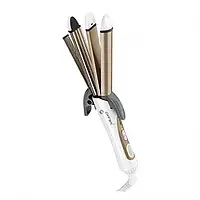 💙Стайлер для волосся Geemy GM-2962 випрямляч, плойка, гофра, прикоренева гофра