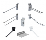 Гачок подвійний для економ-панелі ТК2-300мм хромовий, фото 2