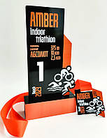 Металлическая награда AMBER triathlon