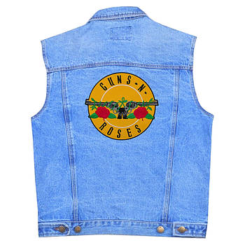 Нашивка термо (thps-025) Guns N’ Roses (yellow logo) наспинна