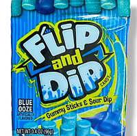 Flip and Dip Sour Dip Blue Raspberry Голубая Малина 13s 96g
