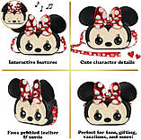 Інтерактивна сумочка Міні Маус Purse Pets, Disney Minnie Mouse Interactive Pet Toy Crossbody Bag 6067403, фото 6