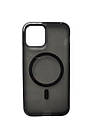 Накладка "Magsafe Spigen" Iphone 12 Pro Frost Clear Black