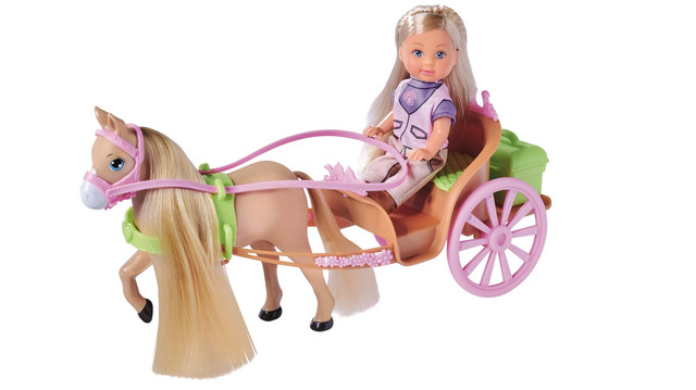 Ляльковий набір Simba Toys Еві та карета з конем Evi Love 12 см з аксесуарами (5733649)