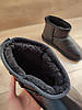 Чорні уггі низькі натуральна шкіра зима унісекс, фото 7