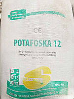 Потафоска (Potafoska) 12 NPK (CaS) 4:13:12 (18-30), 1 тонна, минеральное удобрение, Польша