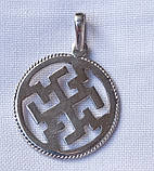 Духобор слов'янський оберіг зі срібла 925-ї проби, фото 2