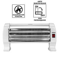 Электрический обогреватель инфракрасный Rotex RAS16-H 1200 Вт напольный с терморегулятором для дома кварцевый