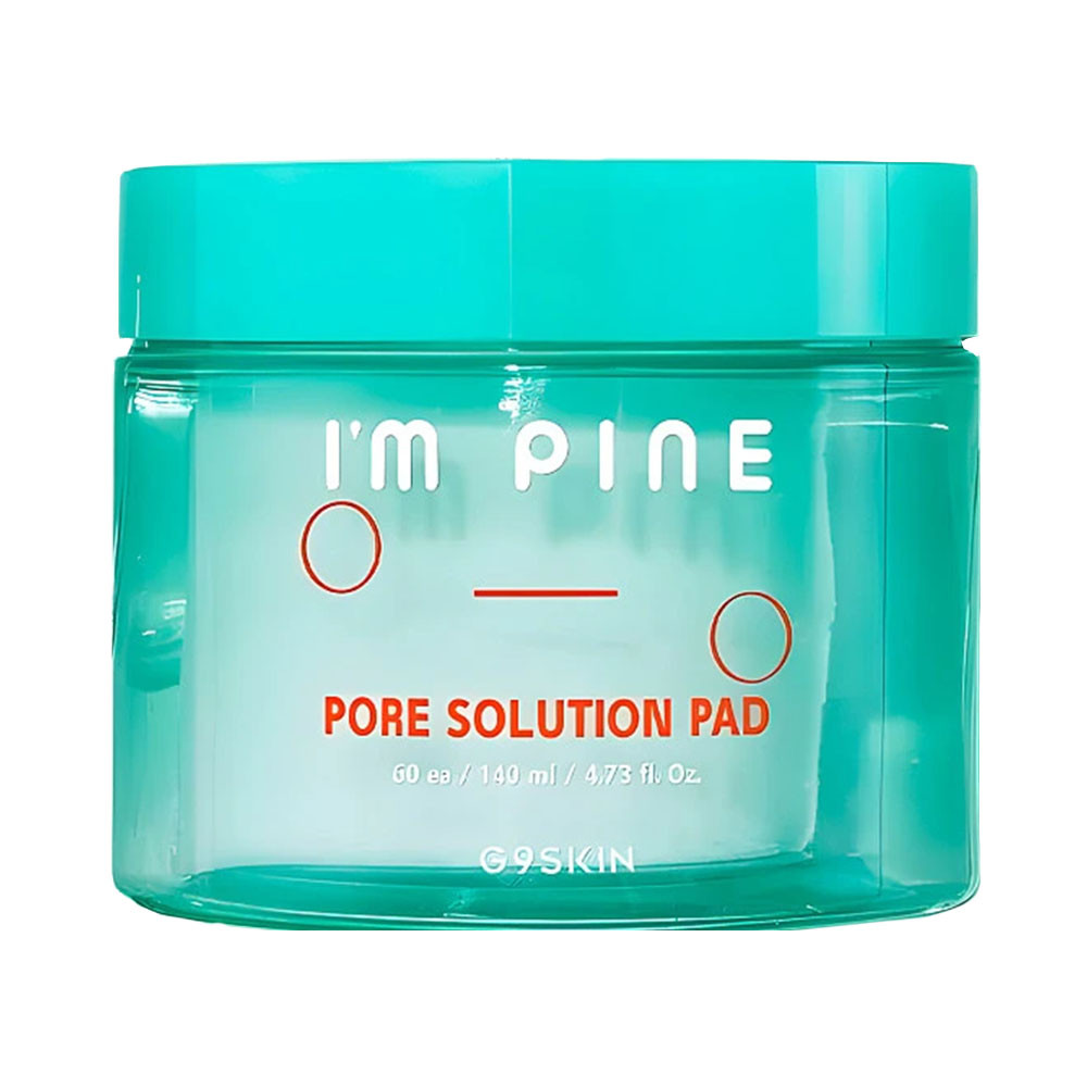 Тонер диски для обличчя G9SKIN I'm Pine Pore Solution Pad 60 шт, фото 1