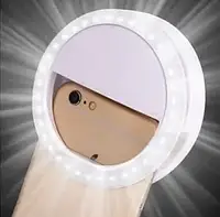 ОЧЕНКА! Селфі кільце Selfie Ring Light RK12, спалах-підсвітка (Плохе паковання 669)