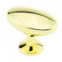 Ручка мебельная кнопка SIGMA 32x26x15 мм овальная золото (714076)