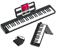 Складное портативное легкое пианино BX18-61 на 61 клавишу