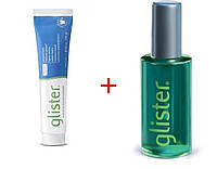 Набор Зубная паста Glister 150 мл + Концентрированная жидкость для полоскания полости рта
