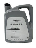 Масло моторное синтетическое VAG Longlife IV 0W-20 5 л, автомобильное масло моторное