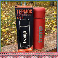 Термос Tramp для кофе чая Basic 0.75 надежный туристический термос Трамп для напитков TRC-112-red
