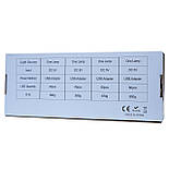 Фітолампа світлодіодна, 80 л, метал, світить червоним і блакитним, USB (721022), фото 5