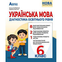6 клас Українська мова. Діагностика освітнього рівня Михайловська Н.А. Абетка