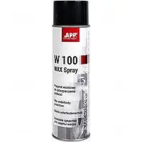 Засіб для захисту шасі автомобіля APP W100 WAX Spray (антрацит) - 500мл