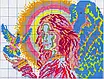 Набір для вишивання за нанесеною на канву схемою "Angels of peace ". AIDA 14CT printed, 29*21 см, фото 5
