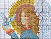 Набір для вишивання за нанесеною на канву схемою "Angels of peace ". AIDA 14CT printed, 29*21 см, фото 4