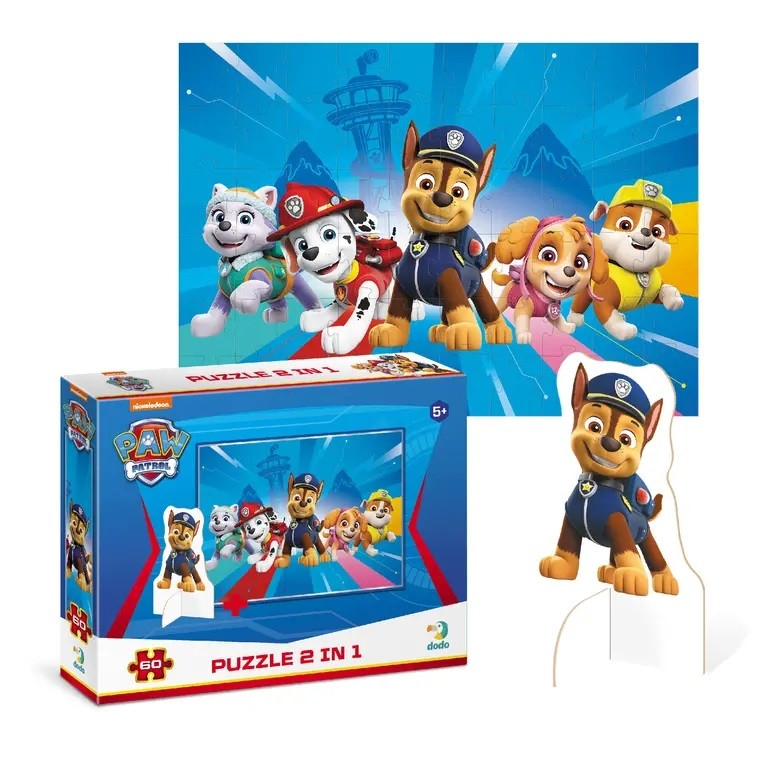 Дитячі пазли з фігуркою Paw Patrol, Dodo, Щенячий патруль, 200163