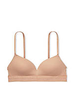 Бюстгальтер без косточек Victoria's Secret PINK Wireless Push-Up Bra, Бежевый