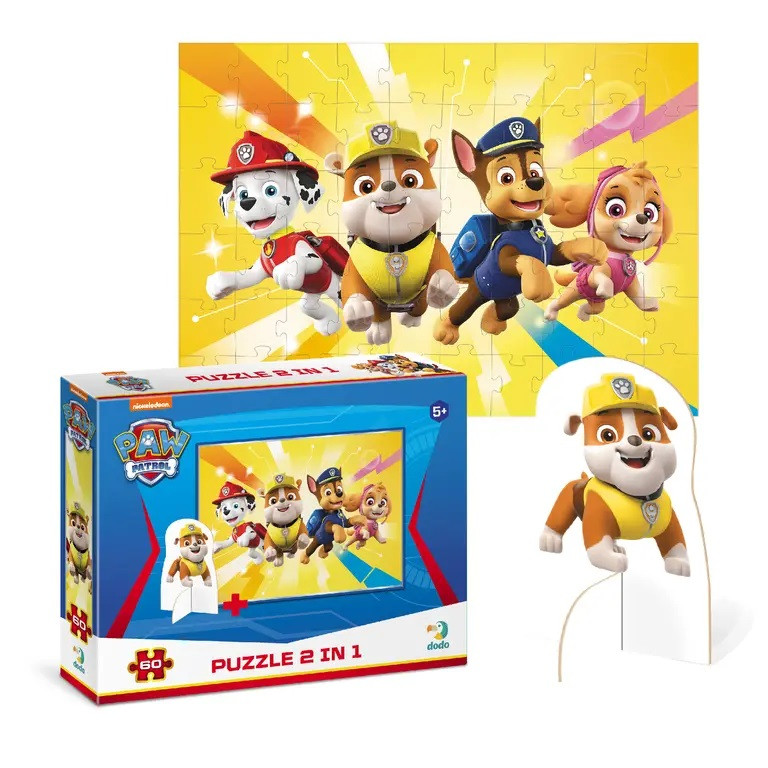 Дитячі пазли з фігуркою Paw Patrol, Dodo, Щенячий патруль, 200164
