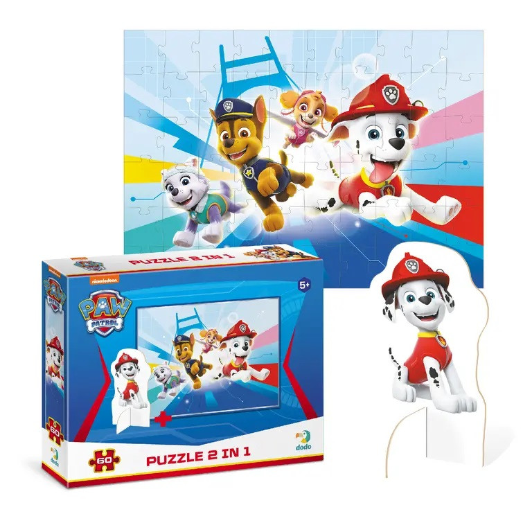 Дитячі пазли з фігуркою Paw Patrol, Dodo, Щенячий патруль, 200165