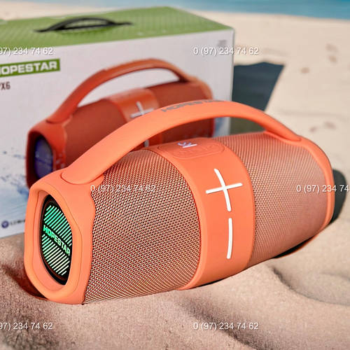 Колонка 20Вт з RGB підсвіткою Hopestar H60, TWS, AUX/TF/USB, 6h Max ...