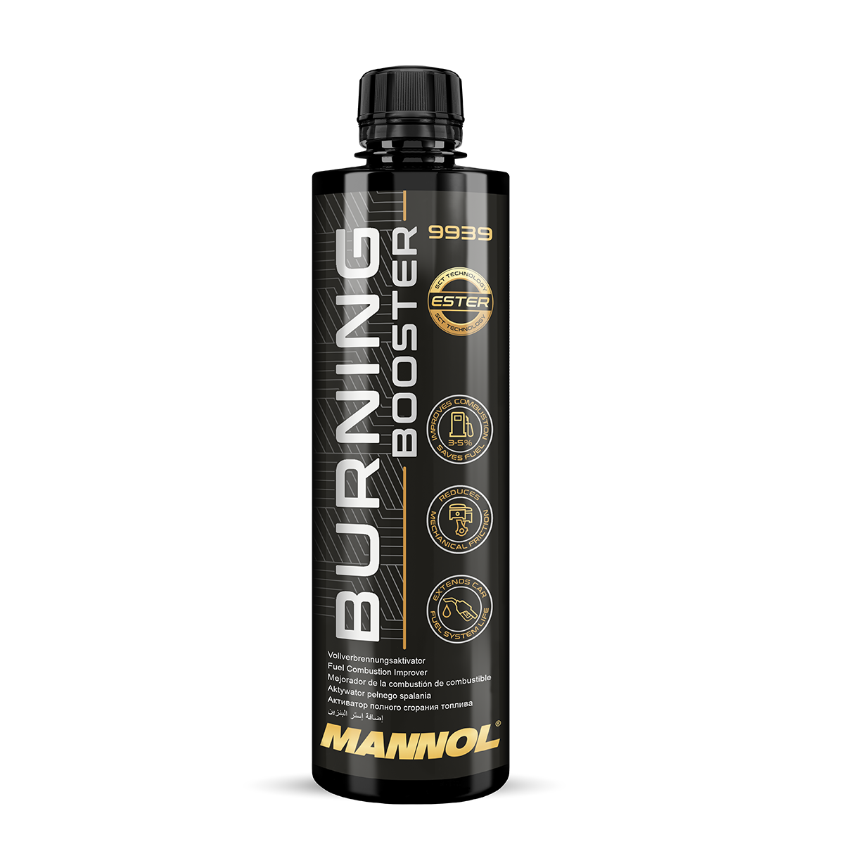 Присадка в бензин Mannol Burning Booster 0.45 л (9939)