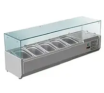 Вітрина для топпінгів, піци, салатів HURAKAN HKN-GXD1200GC