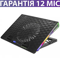 Охолоджуюча Підставка Для Ноутбука 17" Esperanza Alize, чорна, з RGB-підсвічуванням