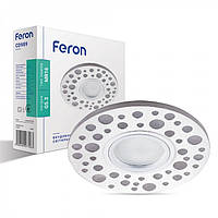 Встраиваемый светильник Feron CD989 MR16 с LED подсветкой SMD2835 15leds RGB