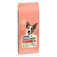 Сухой корм Пурина Dog Chow Active Adult для взрослых активных собак со вкусом курицы 2,5КГ