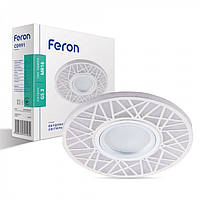 Встраиваемый светильник Feron CD991 MR16 с LED подсветкой SMD2835 15leds 4000K