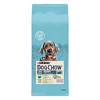 Пурина Dog Chow Puppy Large Breed сухий корм для цуценят великих порід зі смаком індички 14 КГ