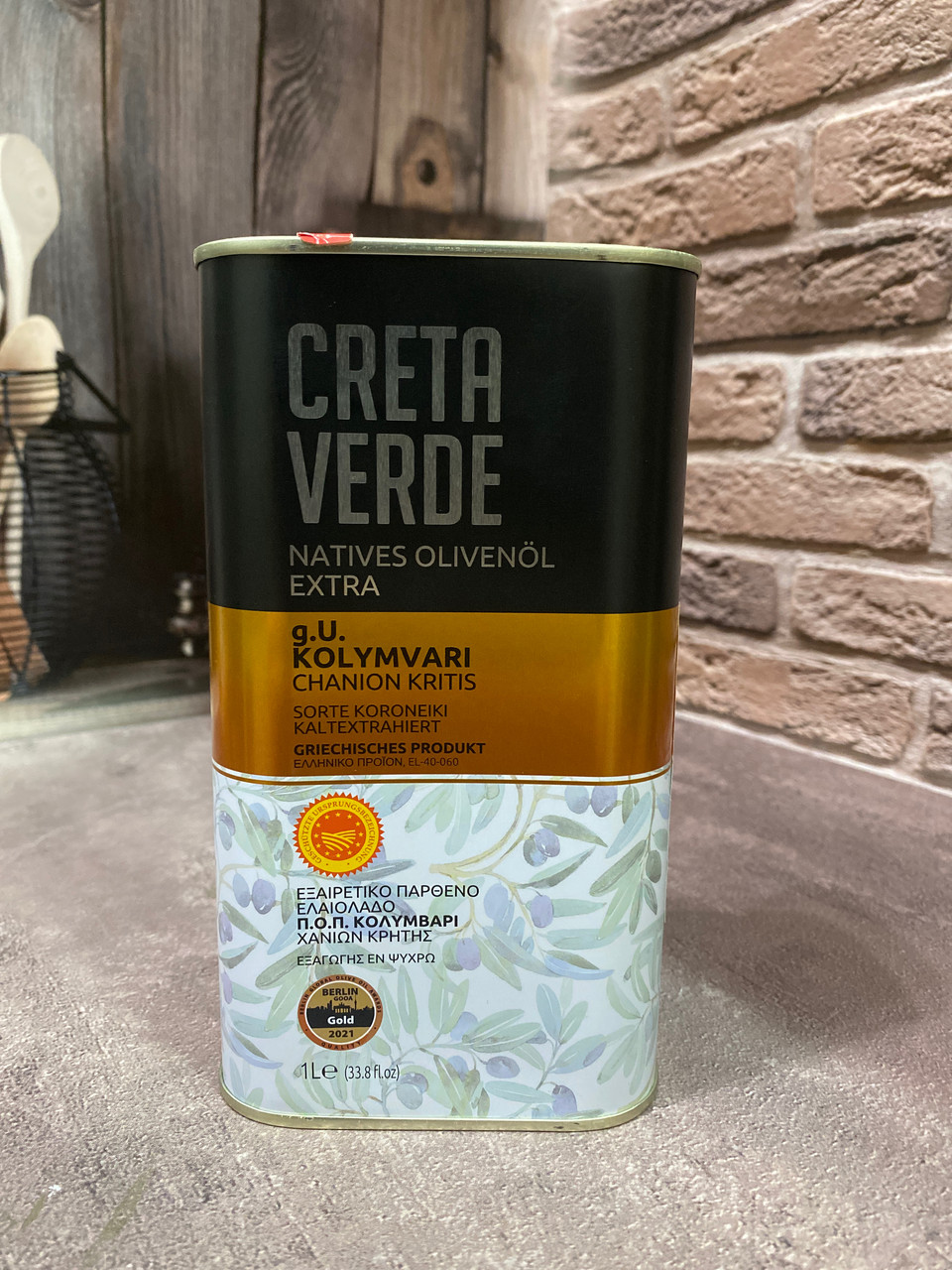 Оливкова олія "Creta Verde" Extra Virgin 1 л, Греція