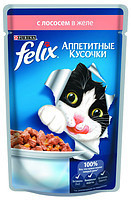 Felix Fantastic консерви для кішок із лососем у желе 85 гх20 шт., фото 1