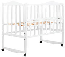 Ліжко BabyRoom Зайченя ZL-101 відкидний бік білий