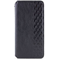 Шкіряний чохол книжка GETMAN Cubic (PU) для Google Pixel 6a Чорний