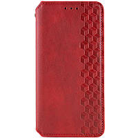 Шкіряний чохол книжка GETMAN Cubic (PU) для Google Pixel 6a Червоний