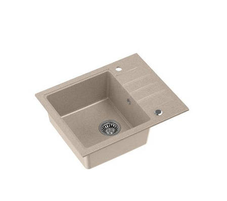 Кухонна мийка Quadron HCQP6250BEZK Peter 116 - бежевий, фото 3
