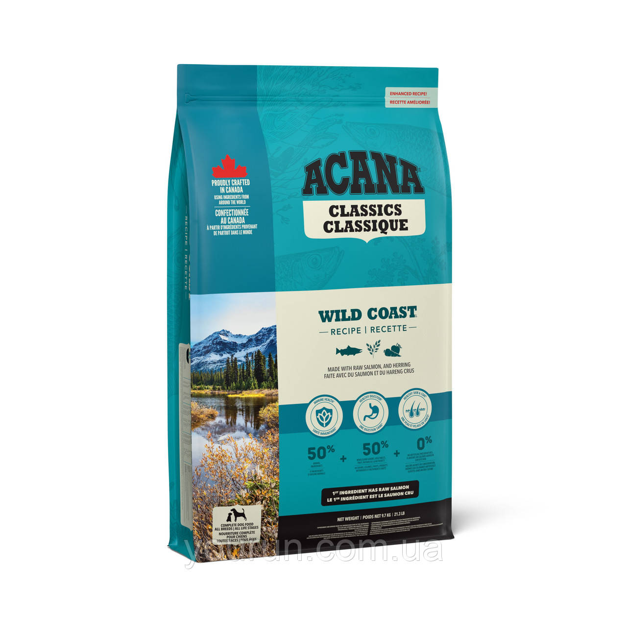 Acana (Акана) Classics Wild Coast - корм для собак усіх порід та вікових груп 14.5 кг