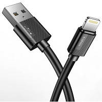 Дата кабель USB 2.0 AM to Lightning 1.2m Nets T-L801 Black T-Phox (T-L801 black), фото 6